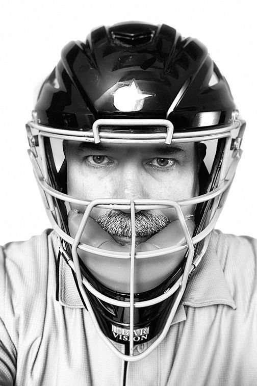 Mark Zallek wearing facemask